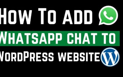 How to Add WhatsApp Chat to WordPress Website | 2022 |