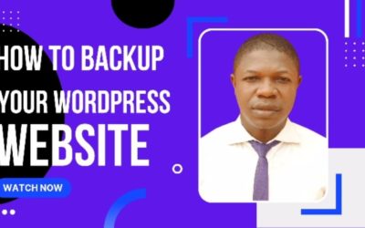 How to Backup WordPress Website @JUBASS TV