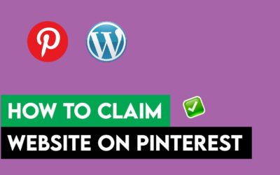 How to Claim Website on Pinterest | Change Website URL (2022)