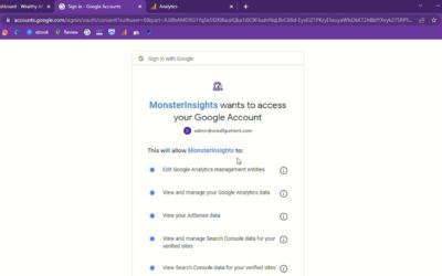 How to Connect Your WordPress Website to Google Analytics Using MonsterInsights Plugin