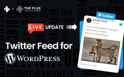 How to Embed Live Twitter Account Feed in WordPress (Gutenberg) — Twitter Trends, List, Retweets etc