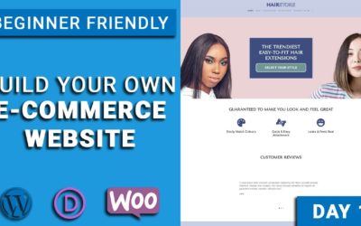 How to Make a Website For Selling Hair | E-commerce Website