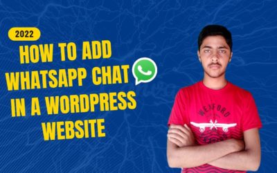 How to add whatsapp chat in wordpress | Add live whatsapp chat to wordpress | Shivam Tech Duniya