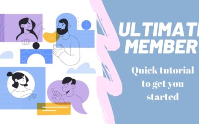 Ultimate member tutorial 2021 – Quick start up guide