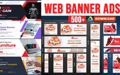 Digital Advertising Tutorials – 500+ Web  banner ads design in photoshop  PSD Templates Free Downloads  Bangla English tutorial