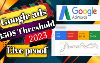 Digital Advertising Tutorials – Google adwords threshold mathed 2022 updated | Zahid abbas