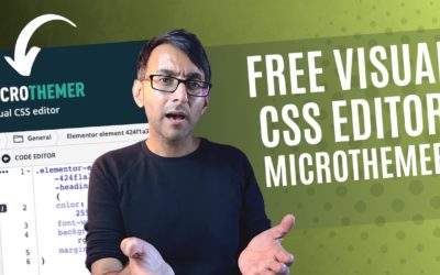 Free Visual CSS Site Editor – Microthemer Lite – Elementor WordPress Tutorial – Bespoke CSS Editing