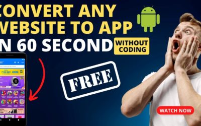 How To Convert Website Into Android App Free |  WordPress Website to Android App