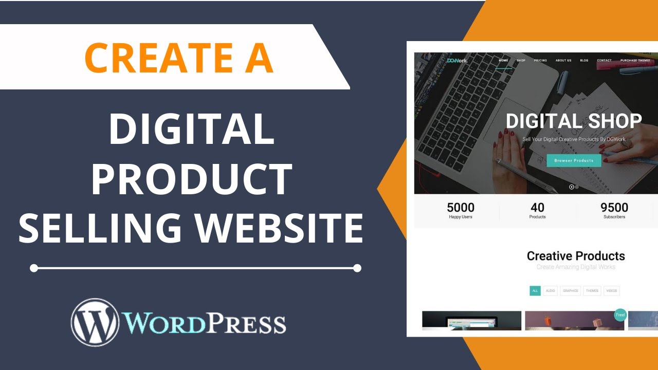 How To Create Digital Product Selling Website | Sell Downloadable Products