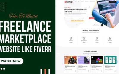 How To Create Freelance Marketplace Website like Fiverr Using Elementor & Exertio WordPress Theme