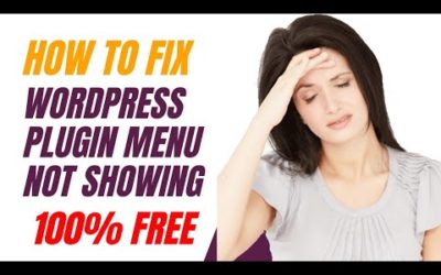 How To Fix Plugins Menu In WordPress | WordPress Plugins/Themes Menu Missing issue solved 100%