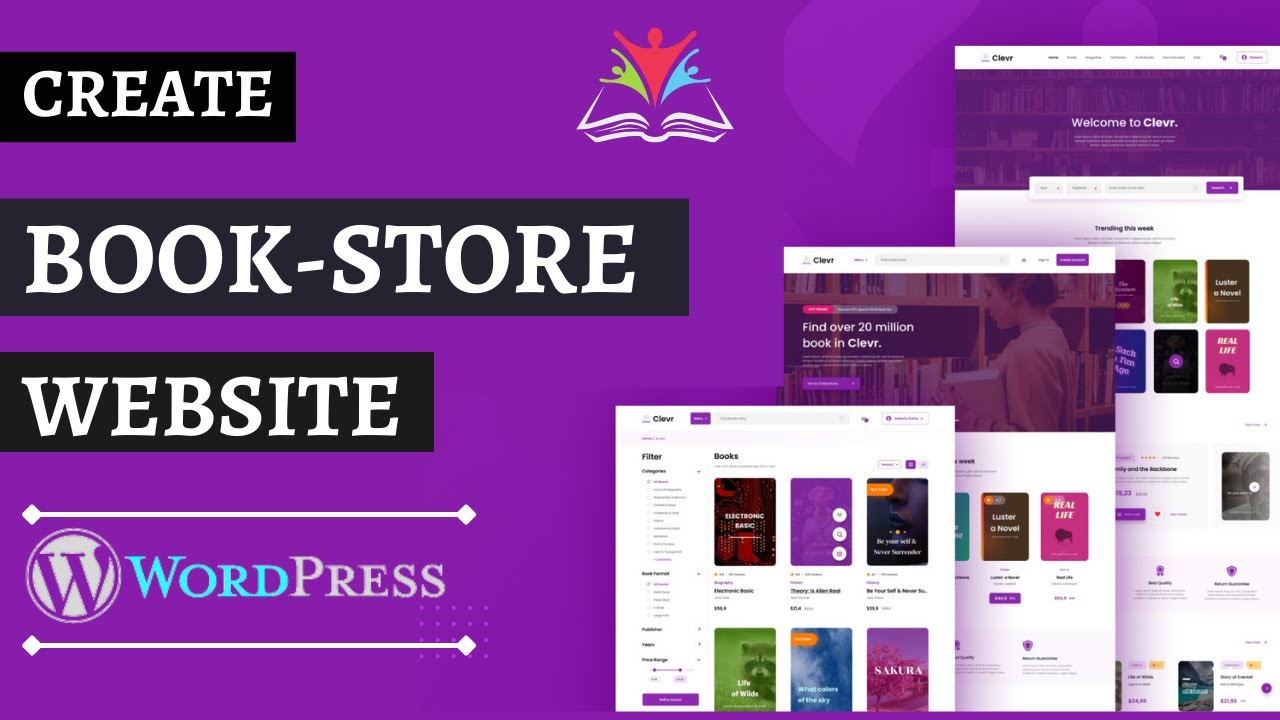 How To Make Online Book Store Website | Responsive Book Store #WordPress