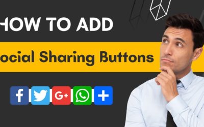 How to Add Social Sharing Buttons on WordPress | Website me social sharing buttons kaise lagaye 2022