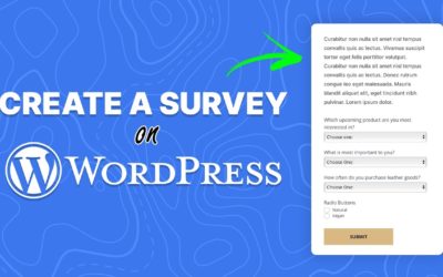 How to Create a Survey on WordPress