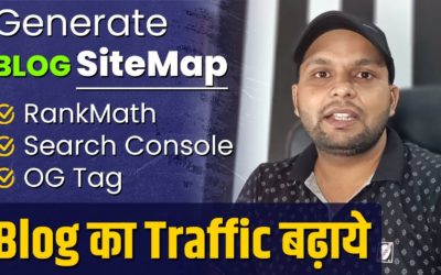 How to Generate Blog Sitemap in WordPress, Submit XML Sitemap to Search Console, OG Tag, RankMath 🔥