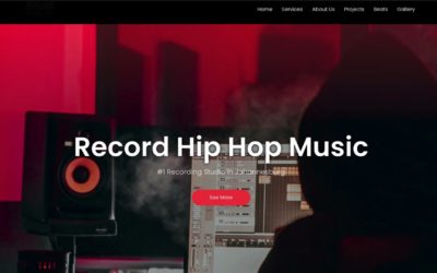 How to Make a Music Recording Studio Website with WordPress