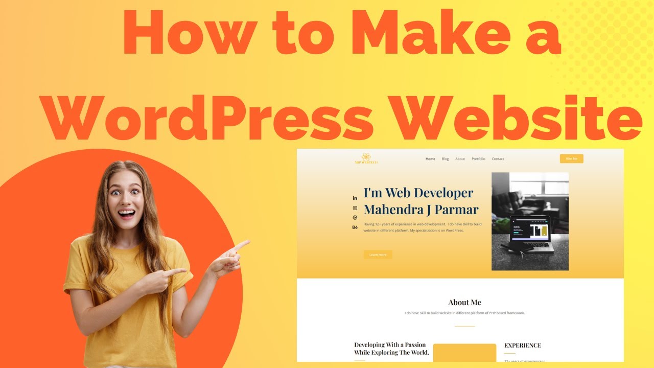 How to Make a WordPress Website | How to Build a Website using WordPress - Beginners guide