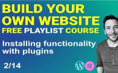 How to install plugins on WordPress – Build your own WordPress Website – Free Course 2/14