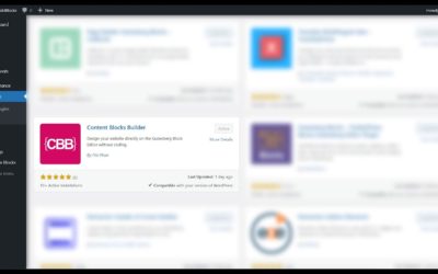 How to install the CBB plugin from wp.org – Content Blocks Builder – WordPress Gutenberg