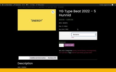 How to make a Custom Beatstore FREE With WordPress and Woo Commerce (Part 2)