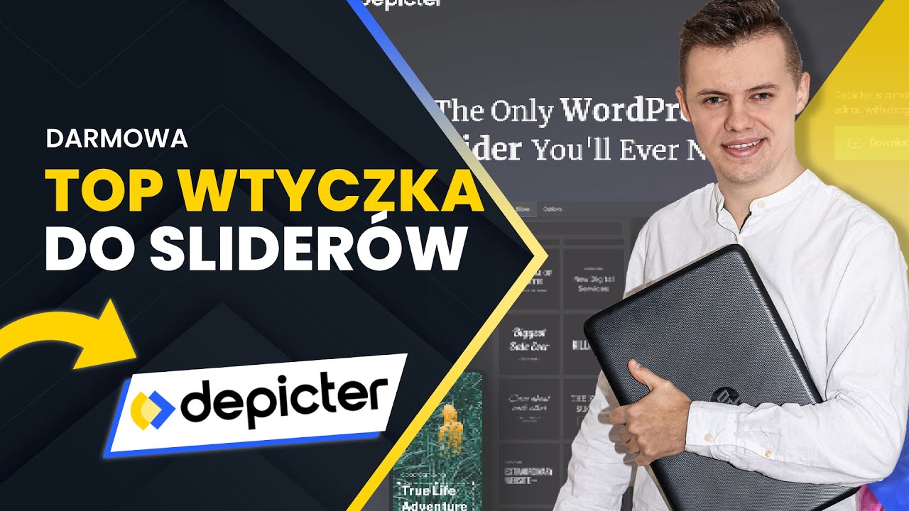 MEGA DARMOWA WTYCZKA do tworzenia sliderów w WordPress. Jak zrobić slider w WordPress. DEPICTER