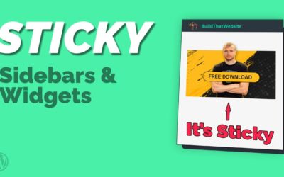 Sticky Widgets & Sidebars in WordPress (EASY)