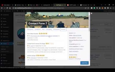 WordPress Tutorial – Live Session 6 – WordPress Forms  – Contact Form 7 Overview