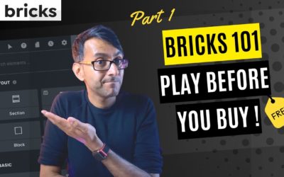 Bricks 101 – Play with it for Free before Buying – Bricks Builder WordPress Tutorial – BricksBuilder