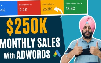 Digital Advertising Tutorials – From 0 to $250K Monthly Sales for Beauty Brand : Google Ads Case Study