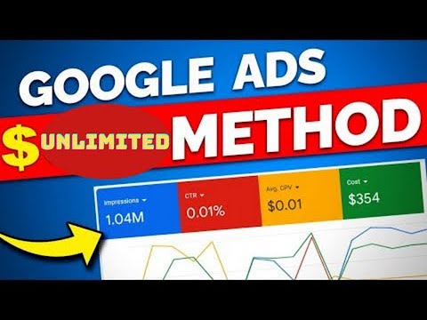 Google Ads Full New Unlimited Prepaid Threshold Method!