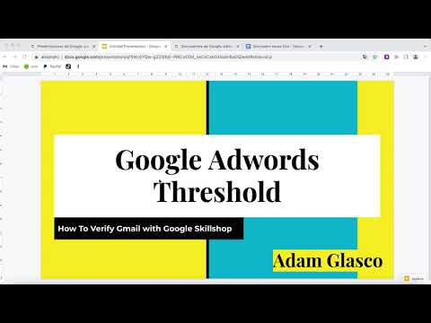 Google Ads Threshold Method 2022 EU - How to Get a Trusted Gmail account For AdWords