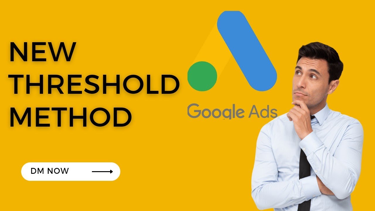 Google adwords threshold method and  account available,