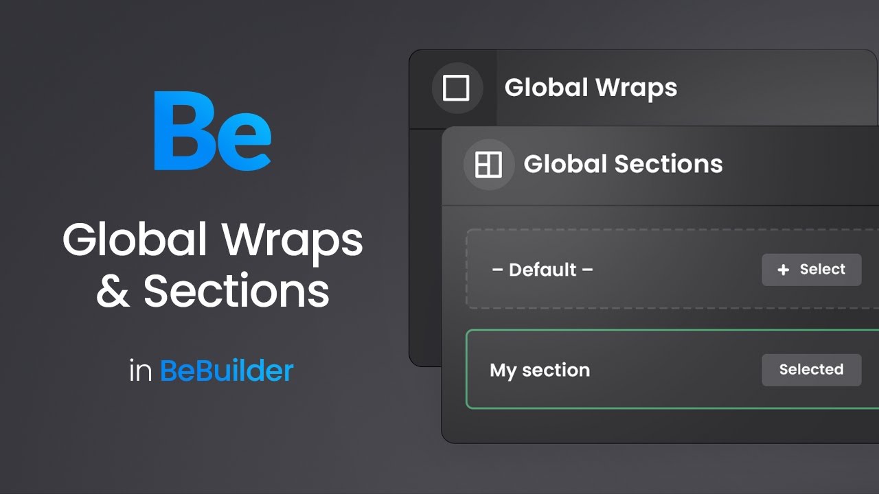 Global Sections & Wraps - #1 Flexbox Website Builder for WordPress