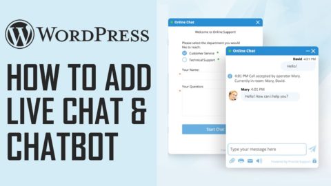 How To Add Live Chat And A Chat Bot To WordPress – 2022 Tutorial ...