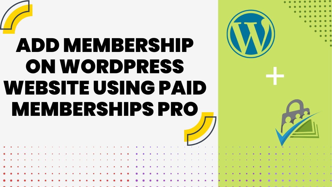 How To Add Membership Plan to Your WordPress Website using Paid Membership Pro | EducateWP 2022