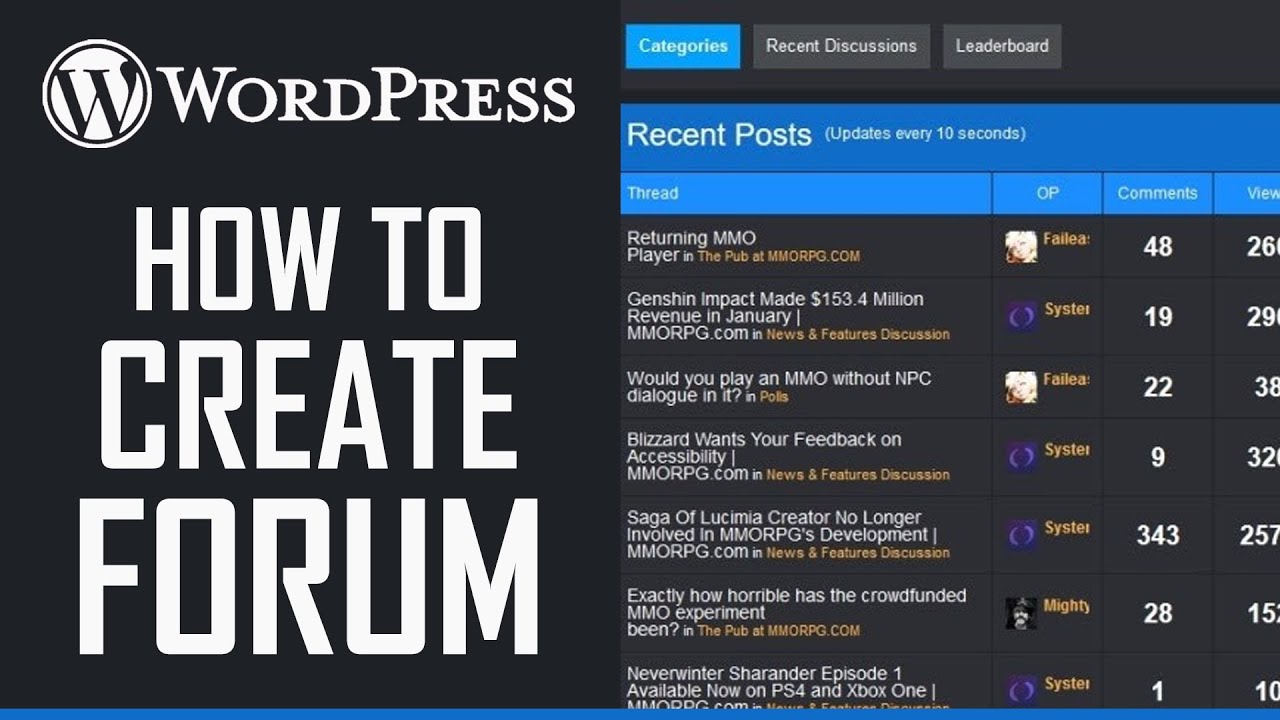 How To Make A Forum Using WordPress - Easy 2022 Tutorial