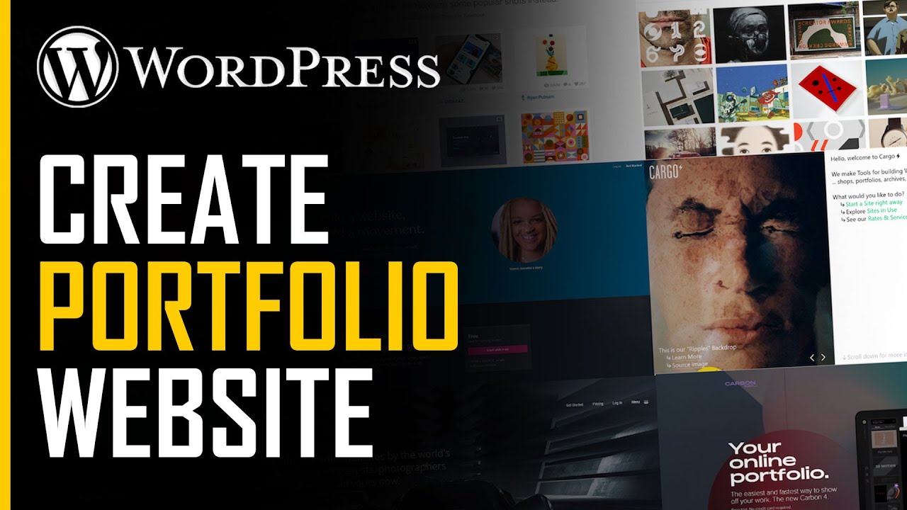 How To Make A Portfolio Website Using WordPress - (2022)