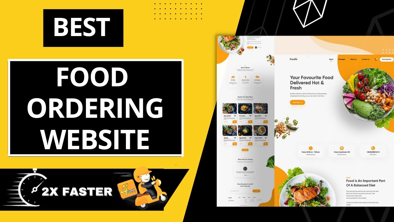 How To Make Online Food Ordering Website With WordPress | Restaurant Website [Fast Food Delivery]