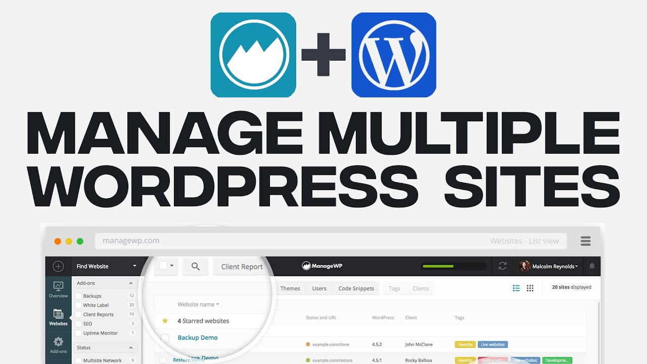 How To Manage Multiple WordPress Website With ManageWP - Quick and Easy 2022 Tutorial