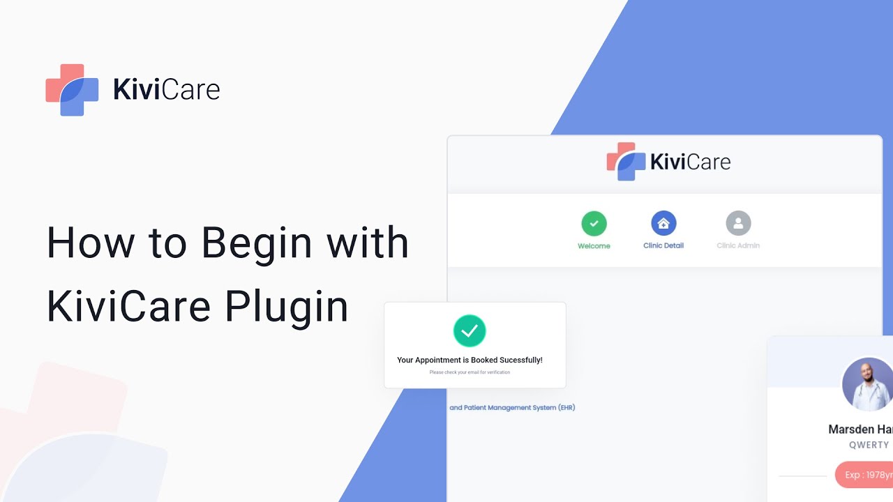 How to Begin with KiviCare plugin | Iqonic Design