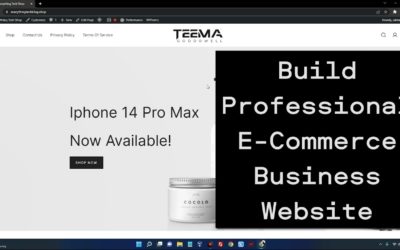 How to Create eCommerce Business Website with WordPress 2022 (No Coding)