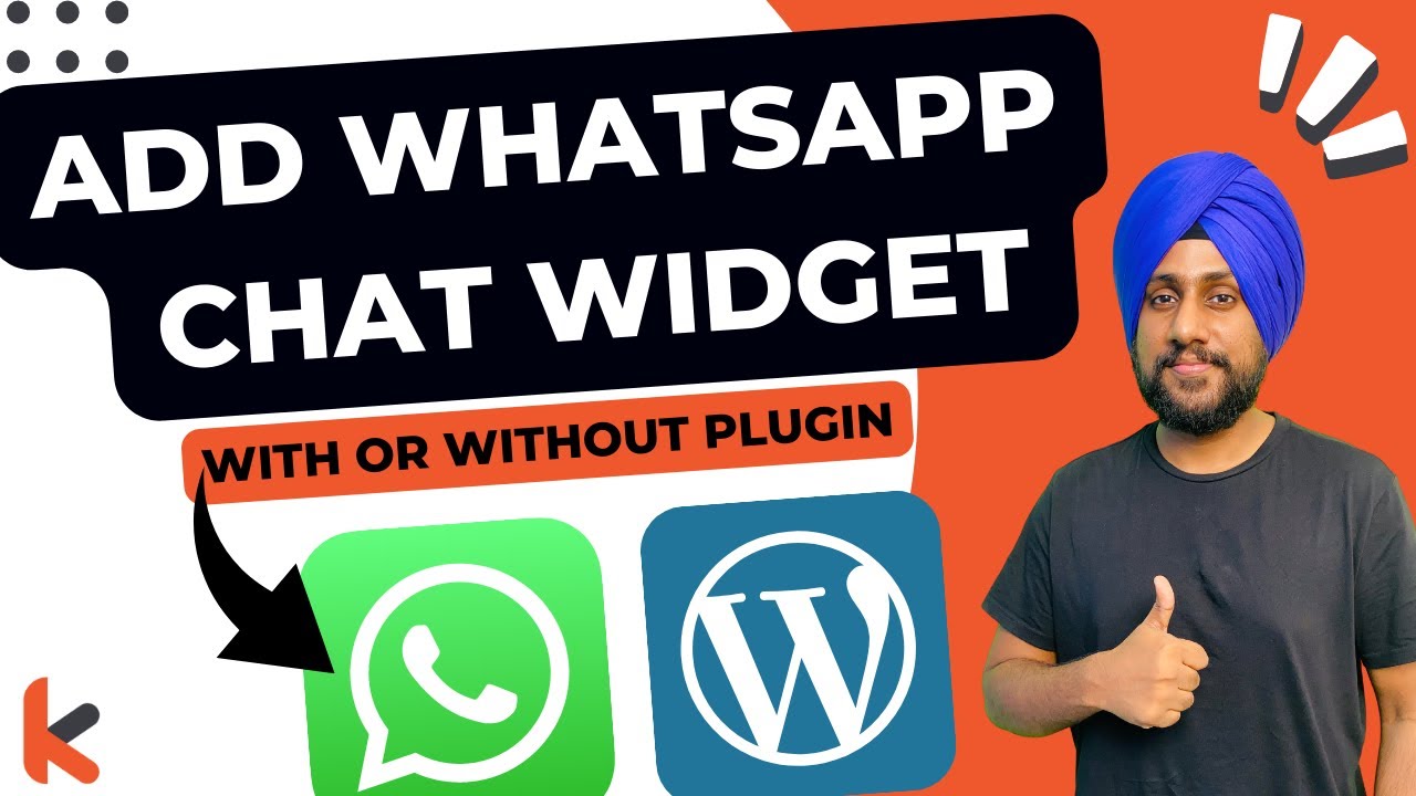 How to add Whatsapp Chat Widget in  Website (Wordpress Or Non-Wordpress) | Whatsapp Chat Widget