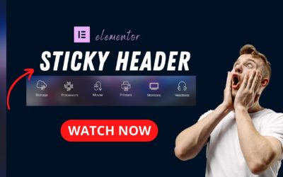 How to create a Transparent Sticky Header in WordPress with Elementor [Without Plugin]