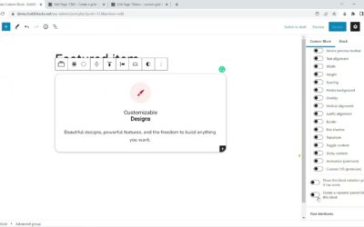 How to create a custom grid block in Gutenberg Block Editor without coding – Content Blocks Builder