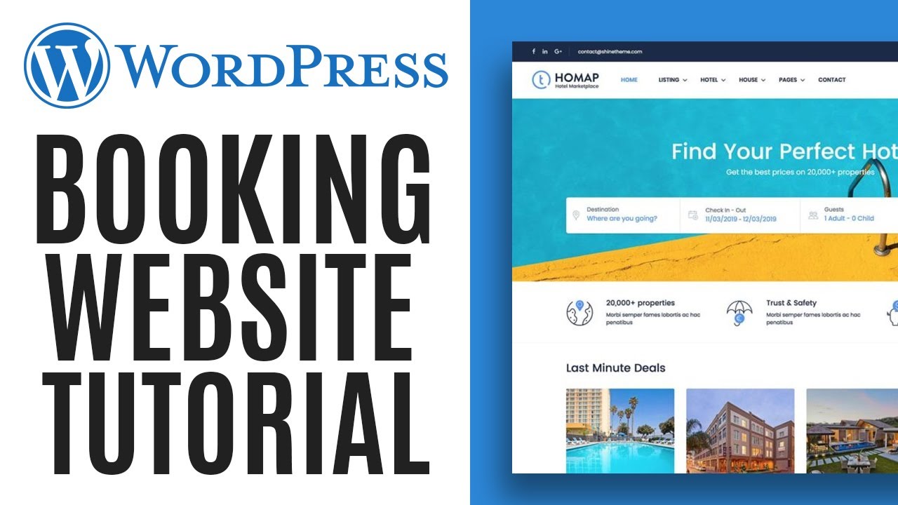 How to make a booking website using WordPress - 2022 tutorial