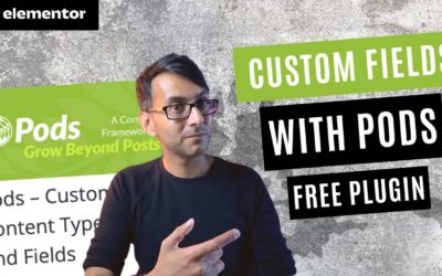 Pods – Custom Content Types and Custom Fields Free Plugin and not ACF – Elementor WordPress Tutorial