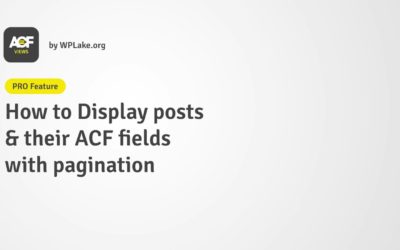 Tutorial (PRO) : How to display posts with Pagination