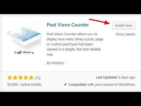 WordPress Plugin Post View Count | Track Your Visitors With Plugin