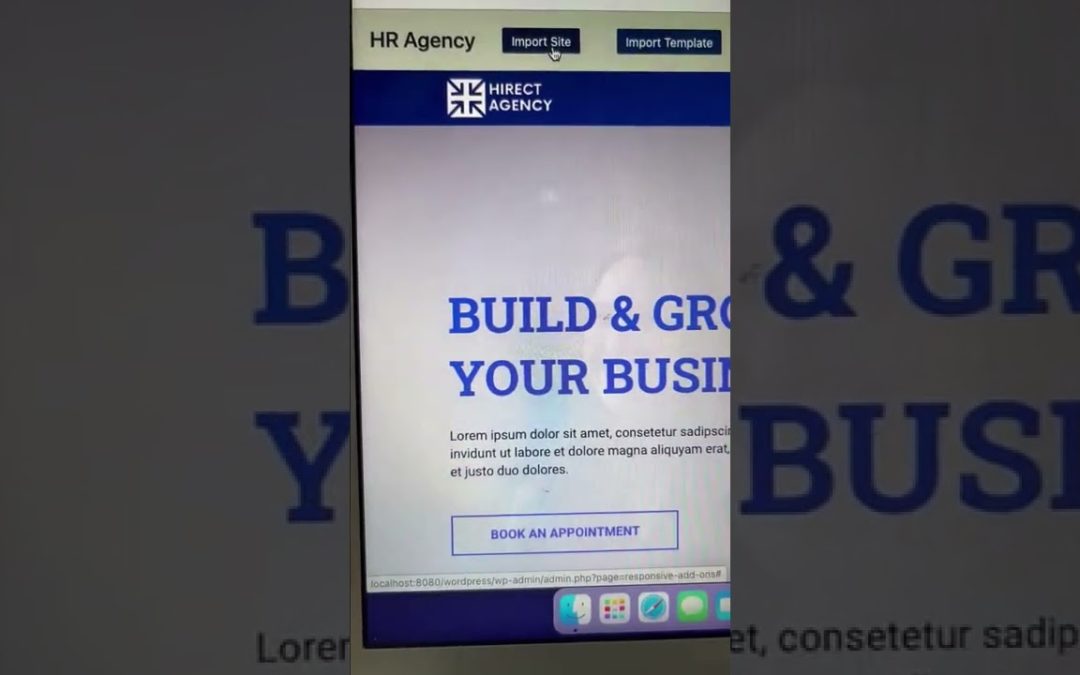 How To Create A Recruitment Agency #WordPress Website In Just 3 Steps #shorts