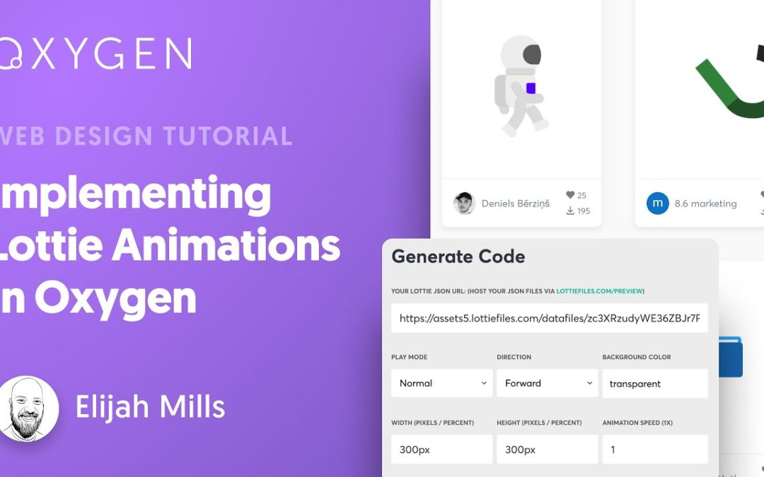 Implementing Lottie Animations In WordPress With Oxygen